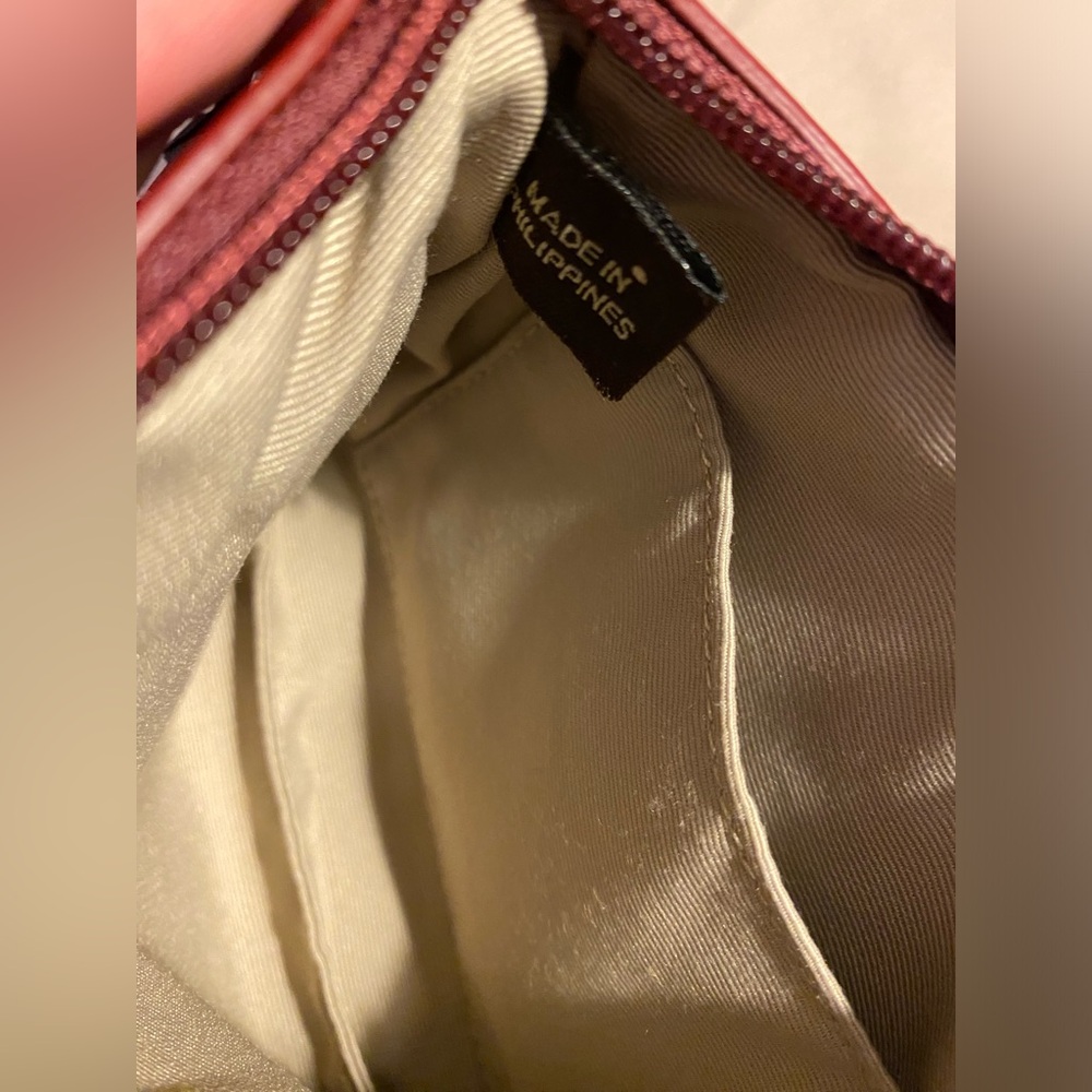 NWT Coach signature patent leather and fabric wristlet - Picture 11 of 15
